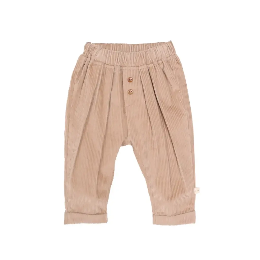 Pantalon en velours côtelé Paco Café au Lait - Les Petites Choses (9 mois)