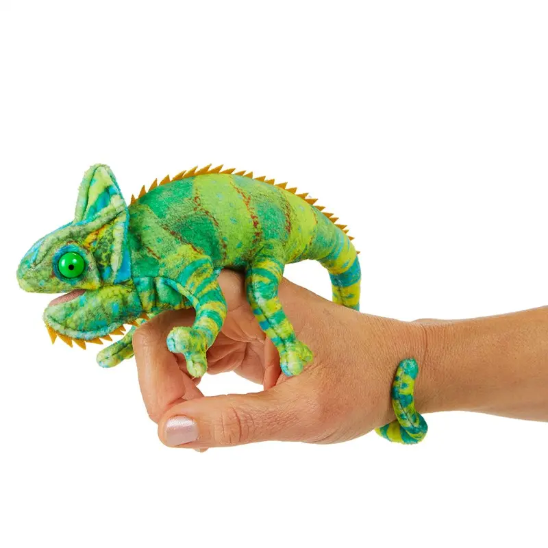 Marionette Mini Caméléon - Liste d'anniversaire Siméon
