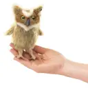 Marionette Mini Hibou Grand-Duc - Liste d'anniversaire Siméon