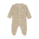 Pyjama Souci Stripe Pattern Off White taille 3 mois - Liste de naissance de Maëlle Dewals et Olivier Parisi