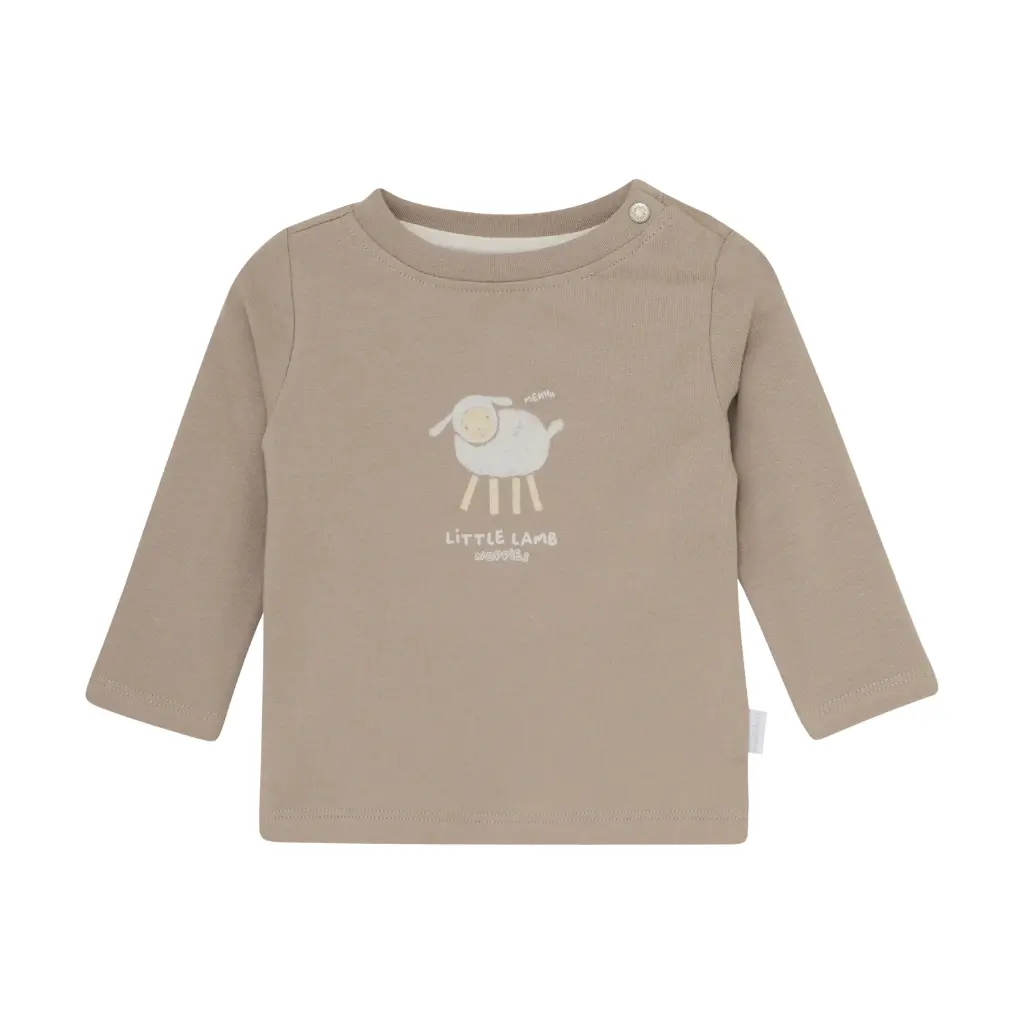 T-shirt ML Sjeba Simply Taupe - Noppies
