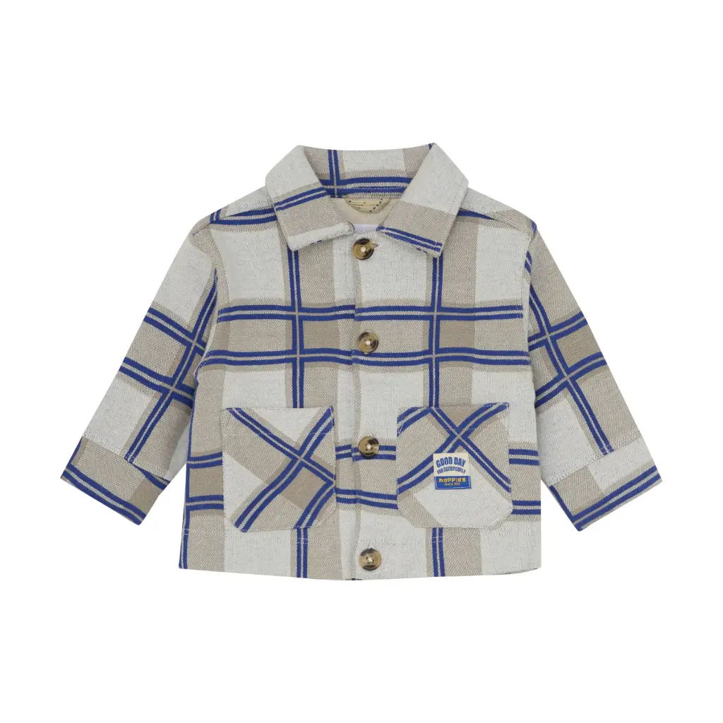Cardigan Senones Check Pattern Off White - Noppies (9 months)