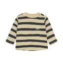 Long Sleeve T-shirt Safa Stripe Pattern Wood Ash - Noppies