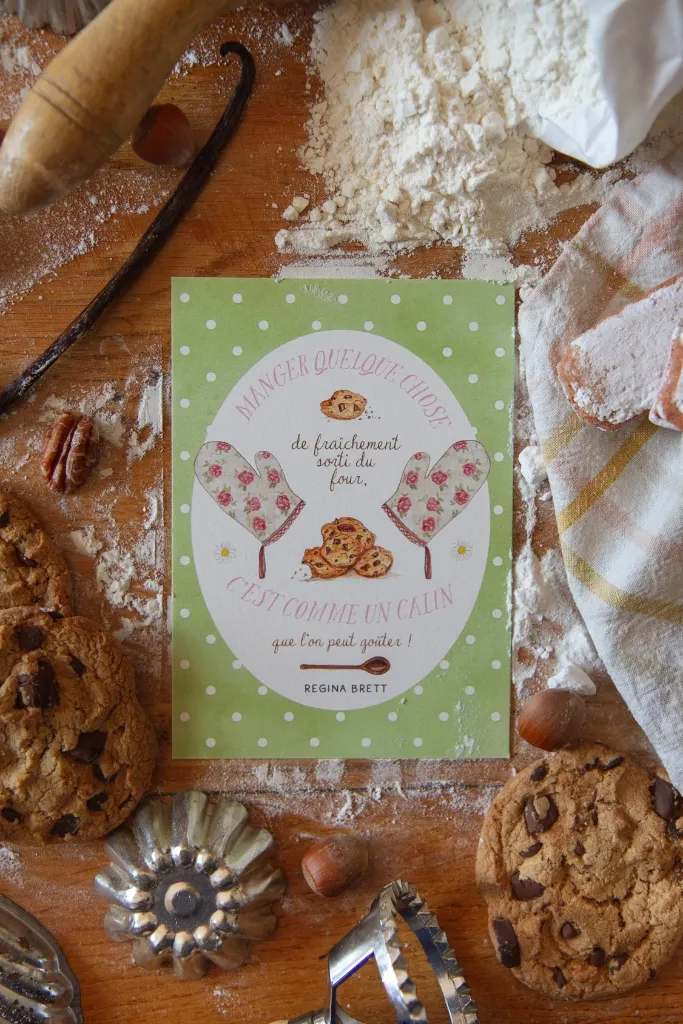 Postcard Câlin Gourmand - Caro from Woodland