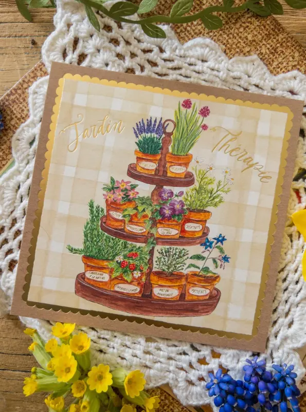 Postkaart Jardin Thérapie - Caro from Woodland
