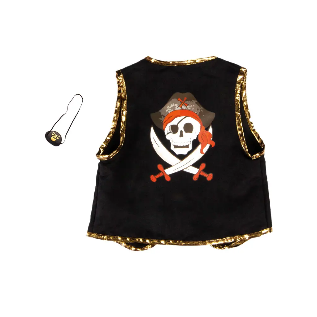 Veste de pirate et cache œil - Great Pretenders