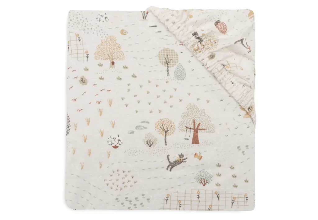 Drap-housse Jersey Tiny Park 60x120 cm - Jollein
