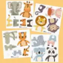 Puzzle magnétique Safari des animaux - Ferflex