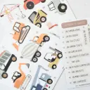 Jeu de magnets Les engins de chantier - Ferflex