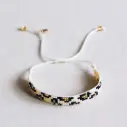 Leopard Woven Bracelet - Bazou
