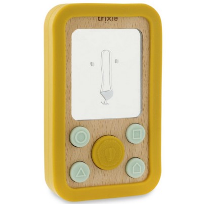 Babytelefoon in Hout en Silicone Mr Lion - Trixie