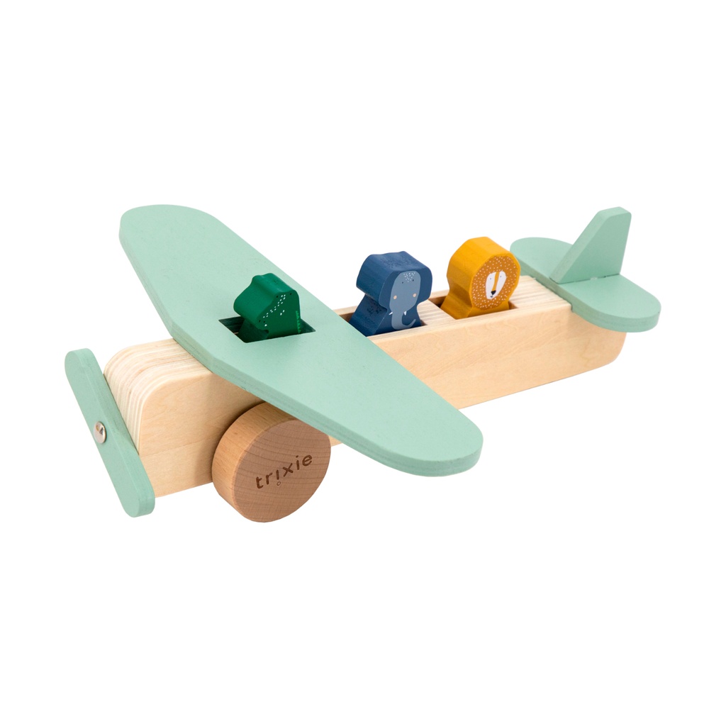Wooden Plane Animals - Trixie
