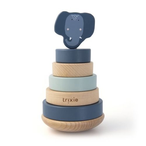 Houten Stapeltoren Mrs Elephant - Trixie