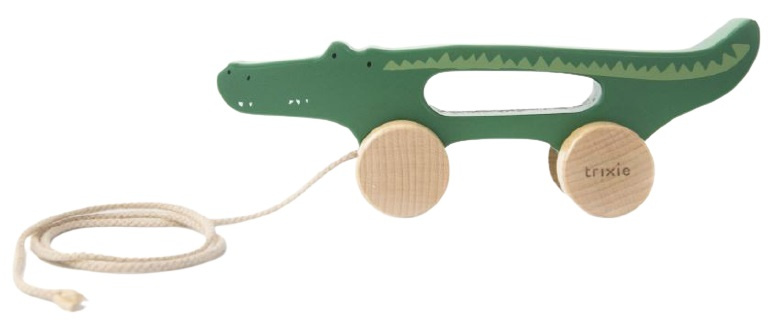 Wooden Pull-Along Toy Mr Crocodile - Trixie
