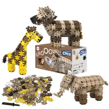 Nano Clics Faune 250 pièces - Clics Toys
