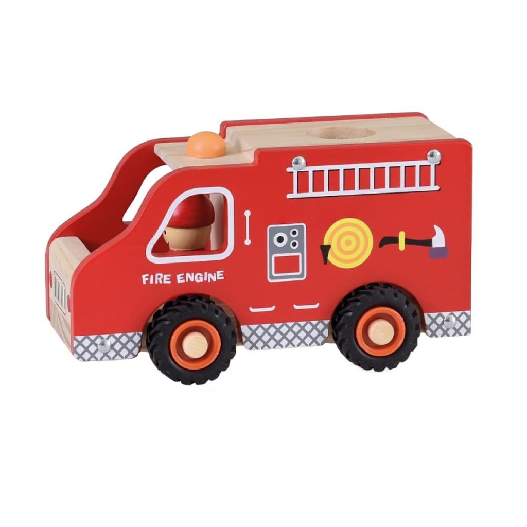 Wooden Fire Truck - Egmont Toys