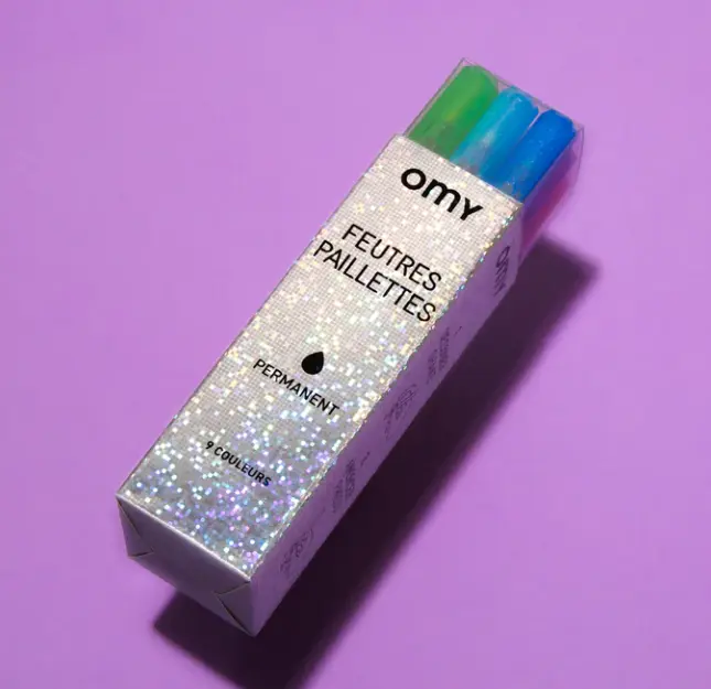 Feutres paillettes permanents - Liste de Saint-Nicolas de Jeanne