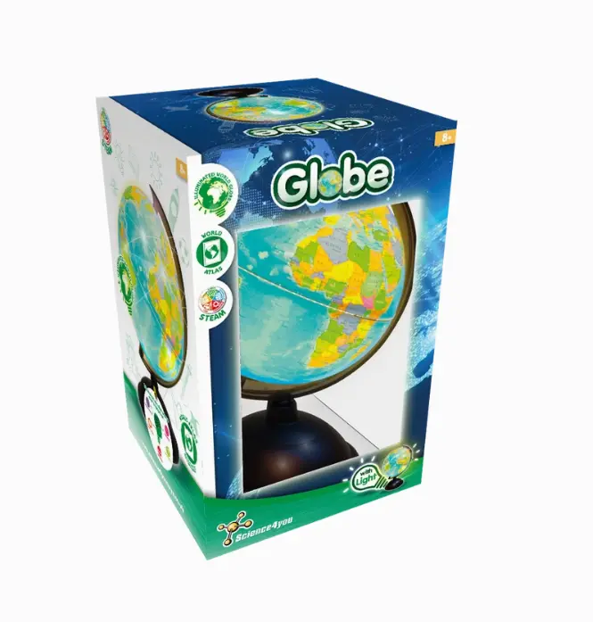 Globe lumineux – Jeu éducatif pour enfants (en 3 langues) - Liste de Saint-Nicolas d'Adrian