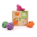 Ensemble de 4 pâtes vegan faciles à modeler « Loki » bio - Neogrün