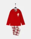Pyjama manches longues Pain d'épices Rouge - Admas