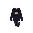 Pyjama lange mouwen Xmas Tree Marineblauw - Admas