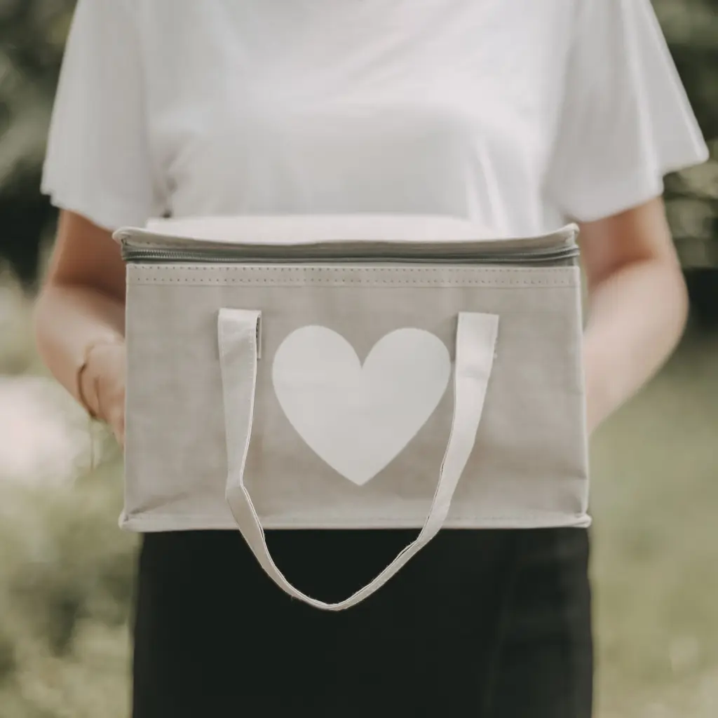 Sac isotherme gris Cœur - Eulenschnitt