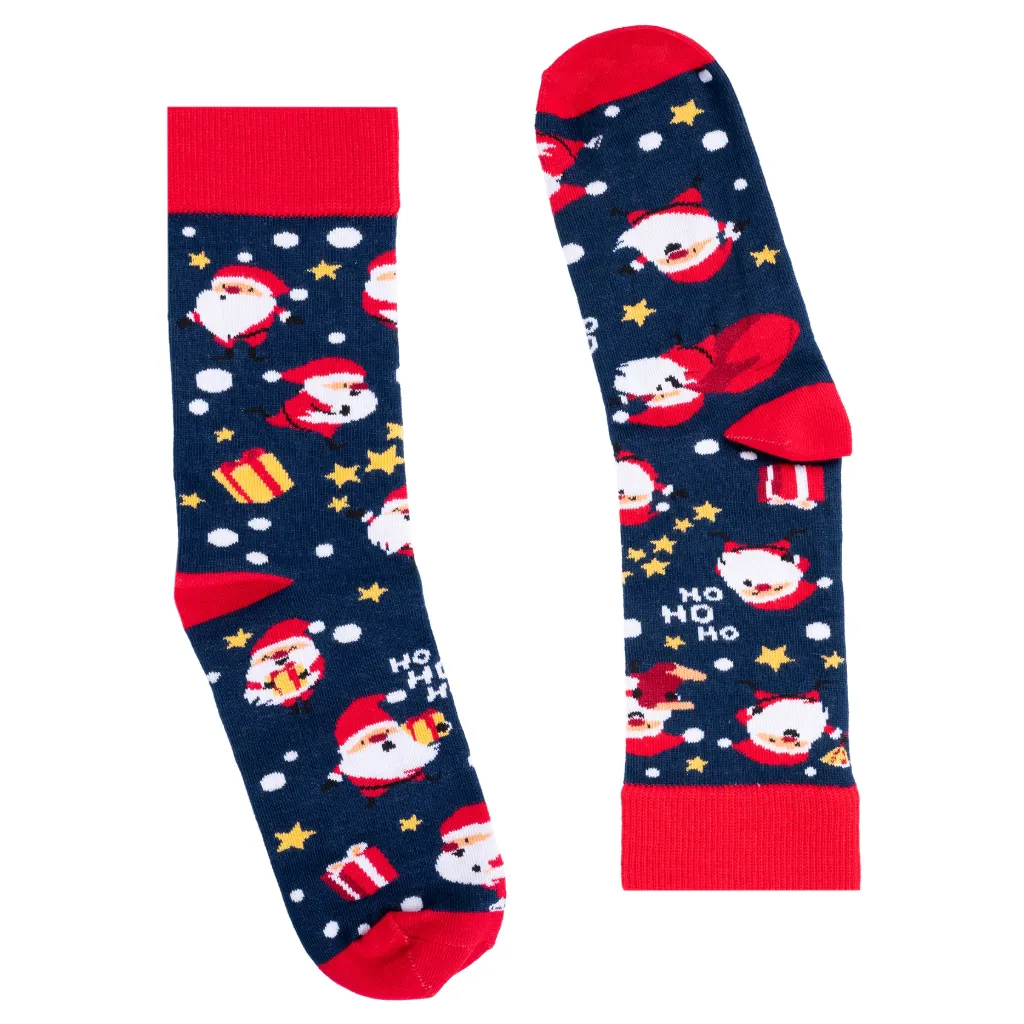 Chaussettes Noël Père Noël adultes - Faves
