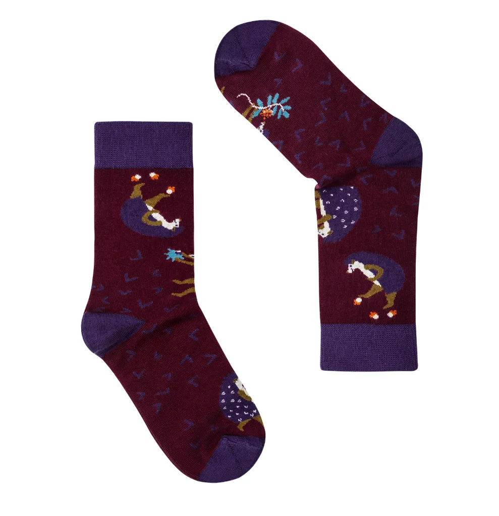 Chaussettes adultes Hérisson - Faves