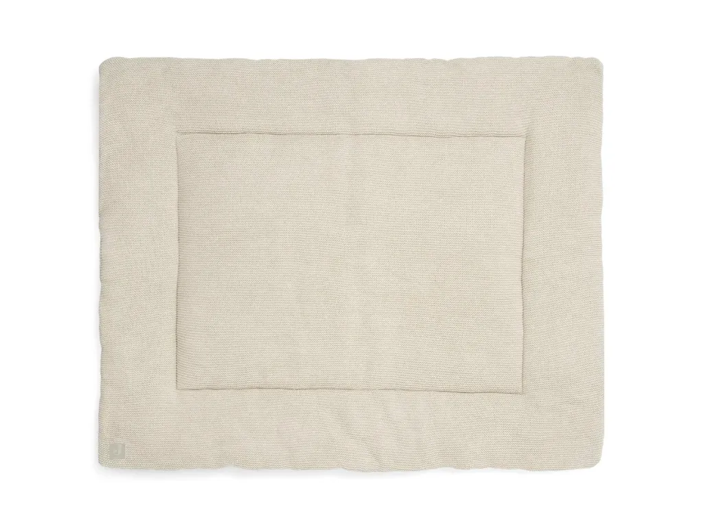 Tapis de parc Basic Knit Nougat 75 x 95 cm - Liste de naissance de Julie Tessier et Hugues Opsommer