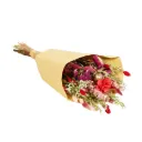 Droogbloemen Boeket in veldstijl Allure Rouge maat M - Wildflowers