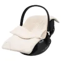 Voetenzak Groep 0+ 3/5-punts Grain knit Oatmeal - Jollein