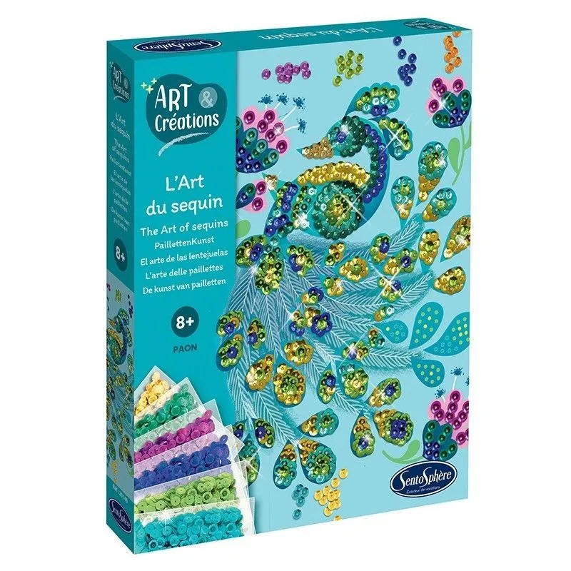 [LISTEDALICE08] L'Art du Sequin Paon - Liste de cadeaux d'anniversaire d'Alice