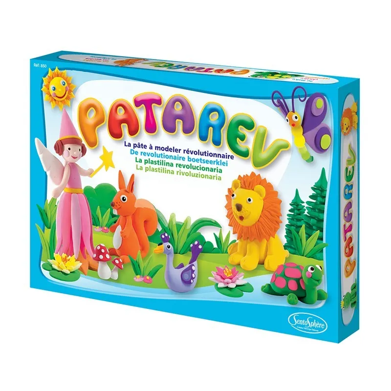 Boetseerklei Patarev set 6 potjes 18 g - Sentosphère