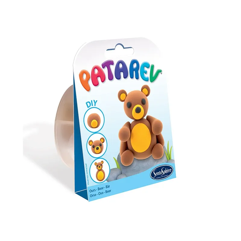 Pâte à modeler Patarev Pocket Ours - Sentosphère