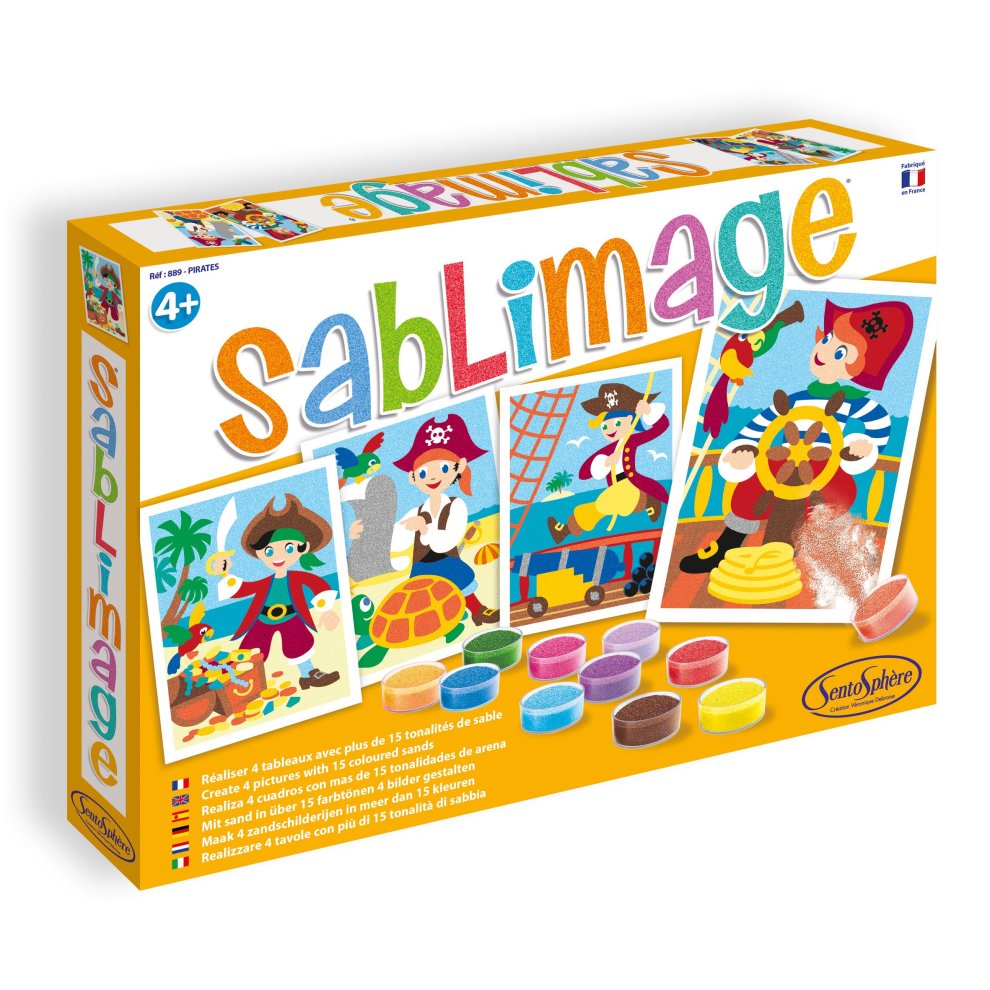 Sablimage Pirates - Liste de cadeaux d'anniversaire de Marius