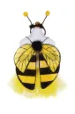 Great Pretenders Kids Costume Glitter Bumble Bee Tutu  Wing & Headband Set C323