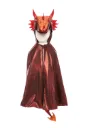 Great Pretenders Ruby the Metallic Dragon Cape Costume - Ages 3-6
