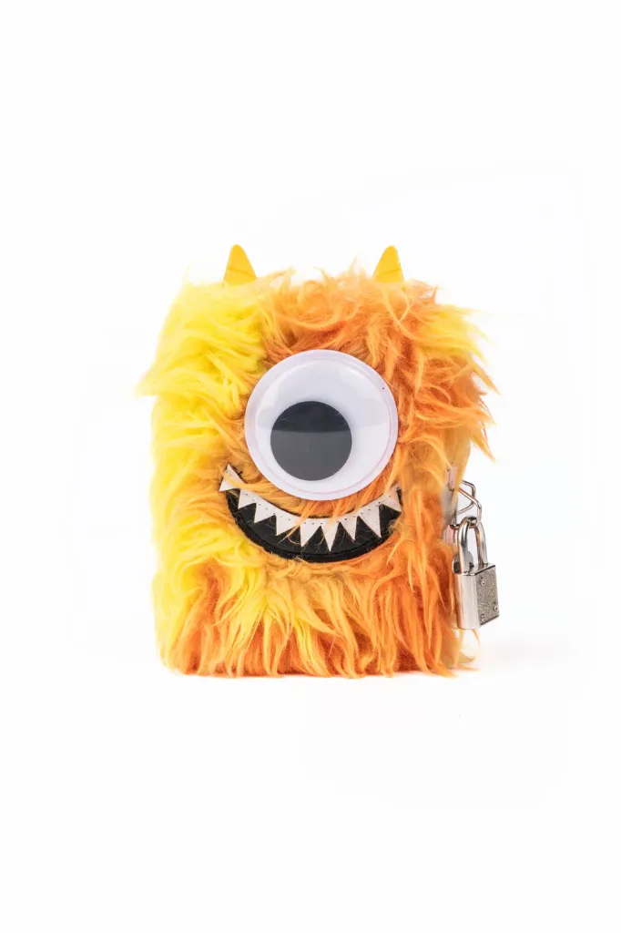Journal intime peluche Giggle le Monstre avec stylo - Great Pretenders