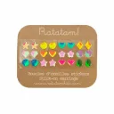 Set of 12 Stick-on Earrings Mixed Patterns - Ratatam