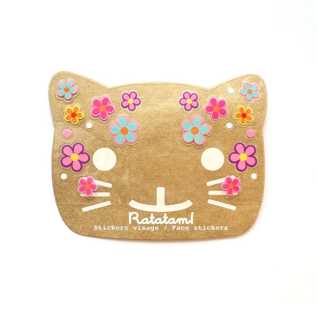 Face Stickers Flowers Multico - Ratatam
