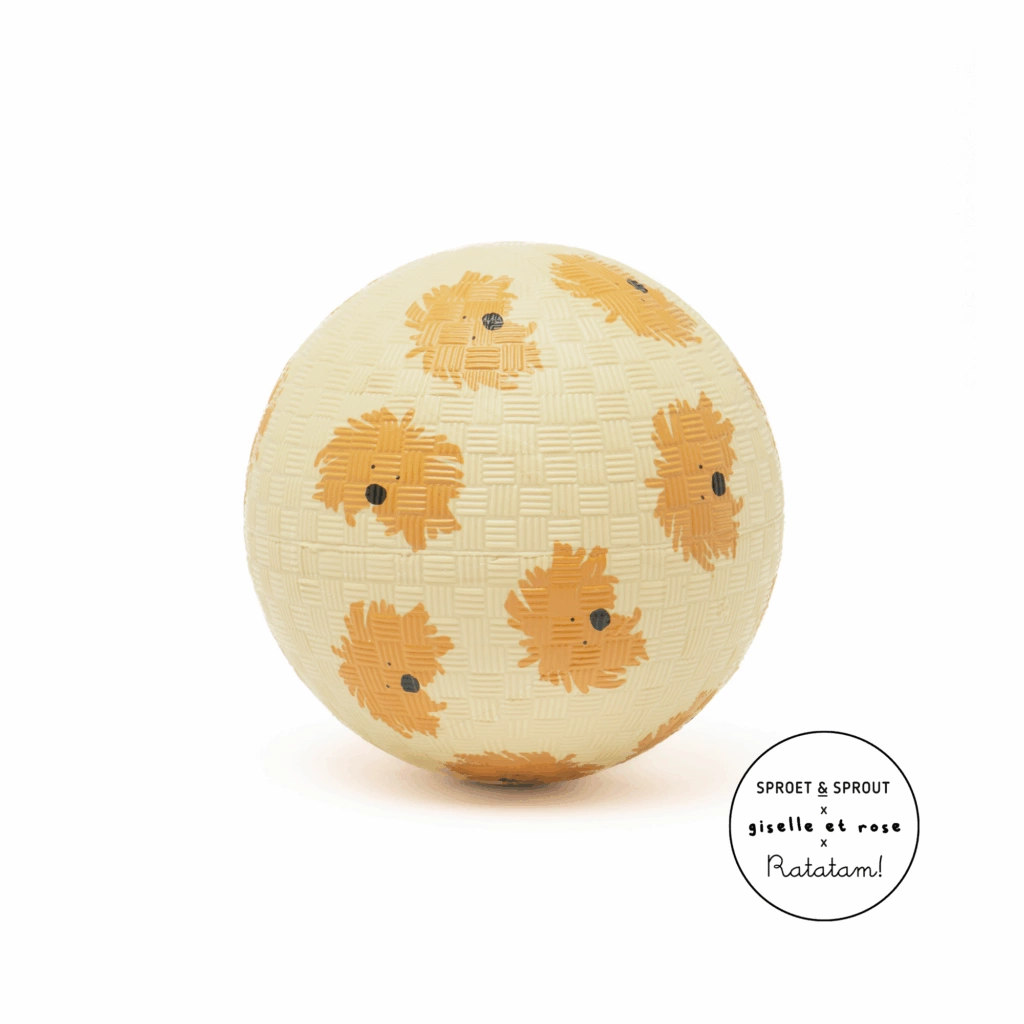 Le Ballon pailleté Bleu 15 cm - Ratatam