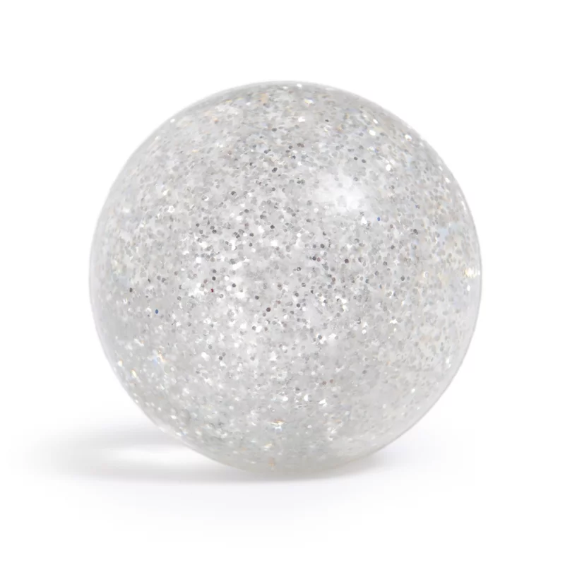 Glitter Bouncy Ball Mouse Silver 43 mm - Ratatam