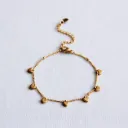 Charm Bracelet with Small Hearts Gold - Bazou