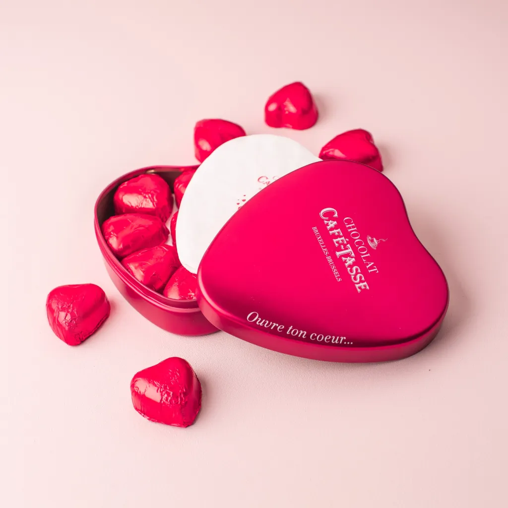 Boîte de chocolats Ouvre ton cœur - Café-Tasse