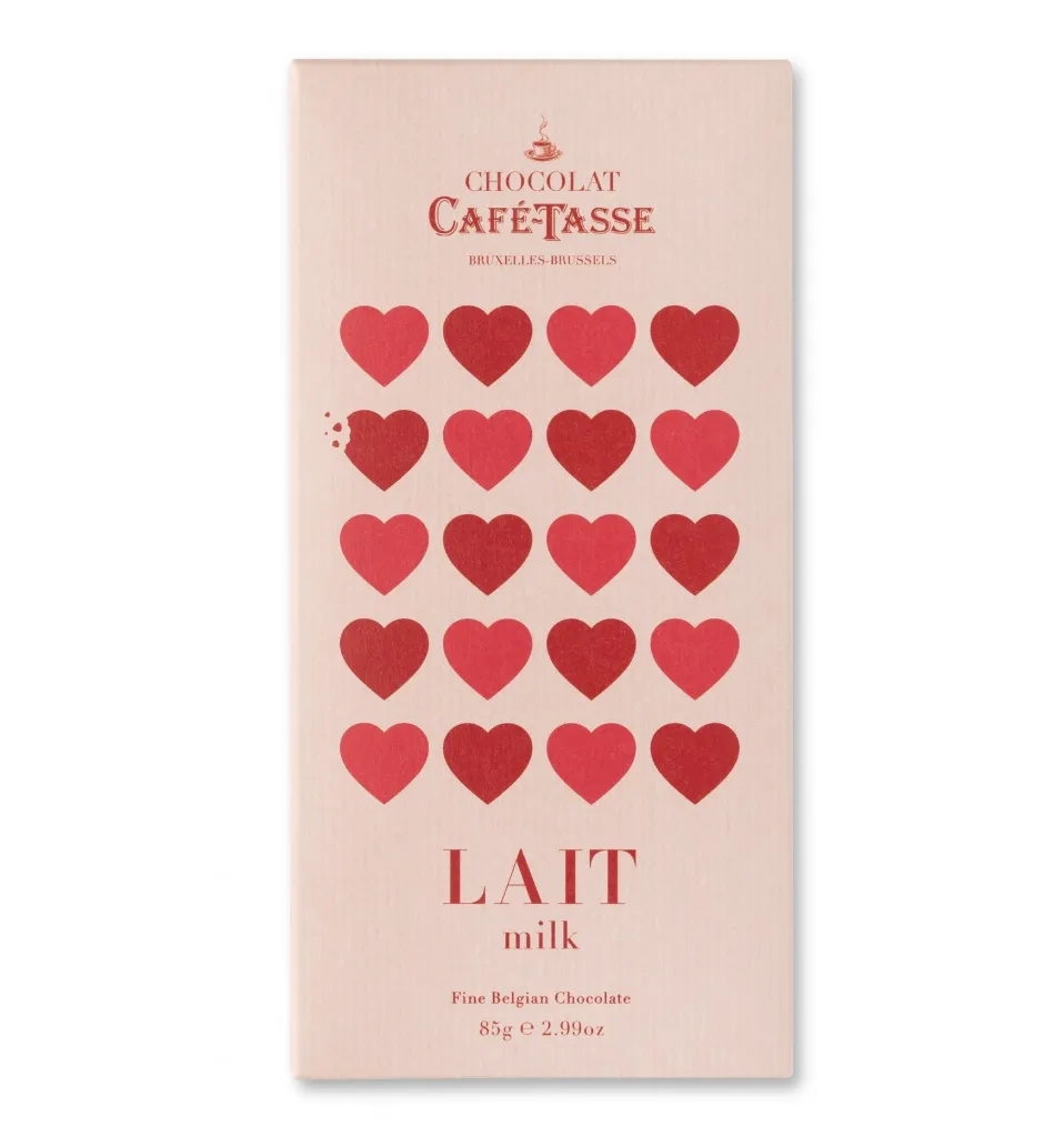 LOVE Milk Chocolate Bar - Café-Tasse