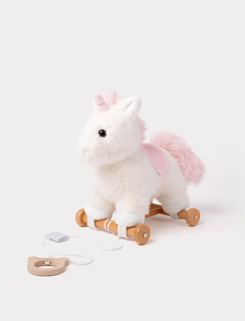 Animal à tirer Licorne - Teddy Kompaniet