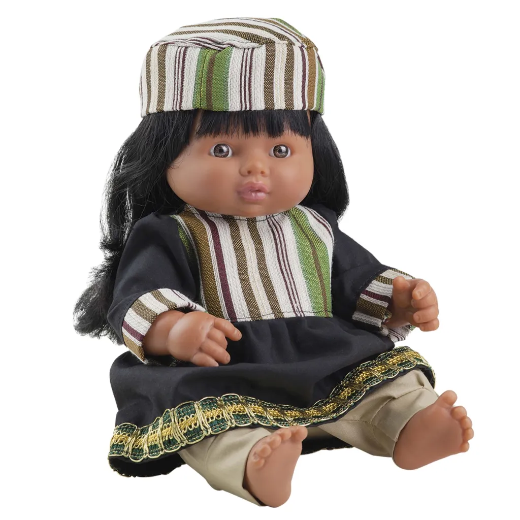 Multiculturele beweegbare pop Play Pakistani Girl - Nines d'Onil