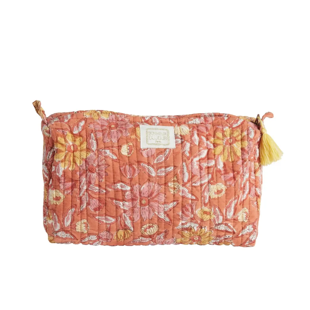 Small Toiletry Pouch Meera Auburn - Bonheur du Jour