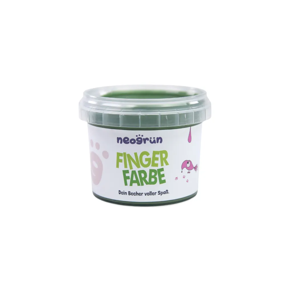 Organic Vegan Finger Paint 120 g Green - Neogrün