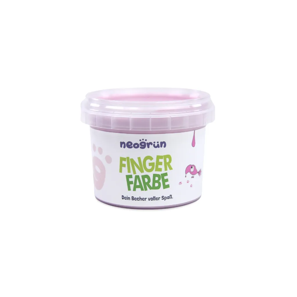 Vegan bio-vingerverf 120 g Roze - Neogrün
